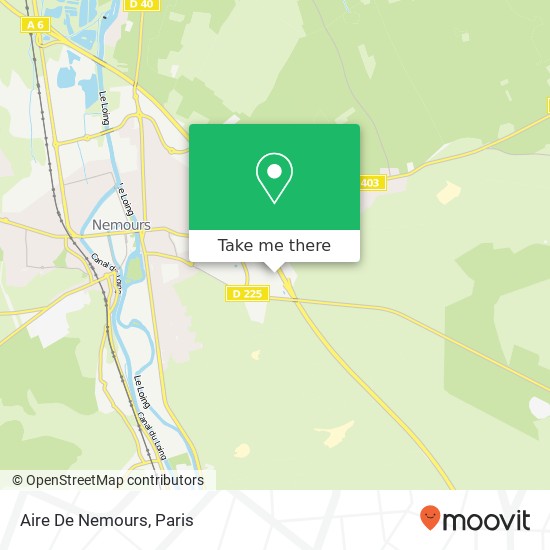 Aire De Nemours map