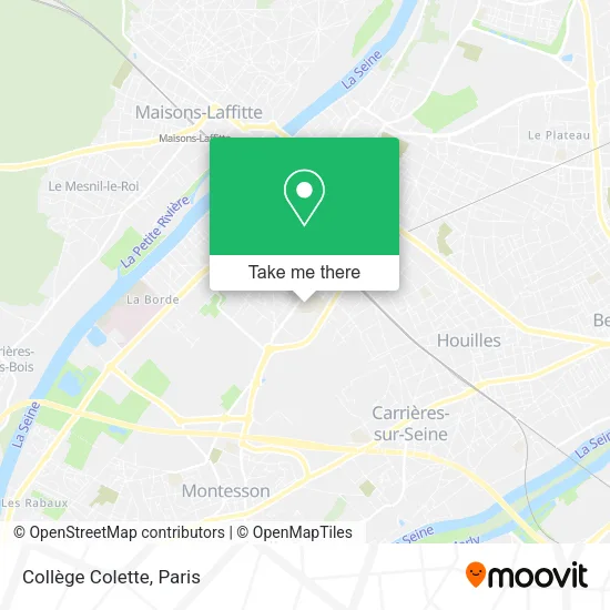 Collège Colette map