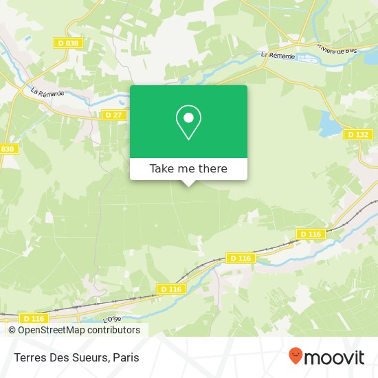 Terres Des Sueurs map