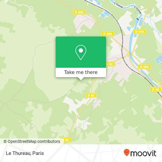 Mapa Le Thureau