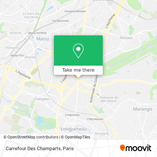 Carrefour Des Champarts map