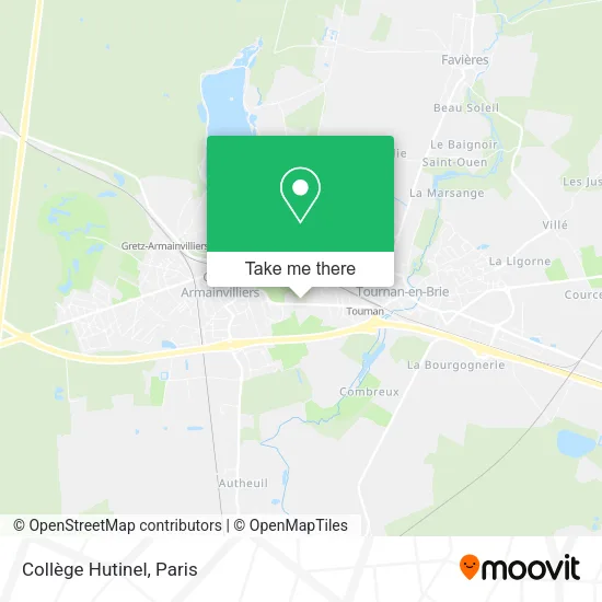 Collège Hutinel map