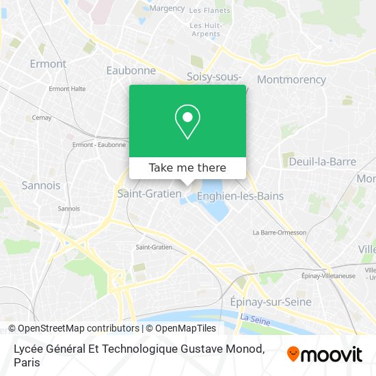 Mapa Lycée Général Et Technologique Gustave Monod