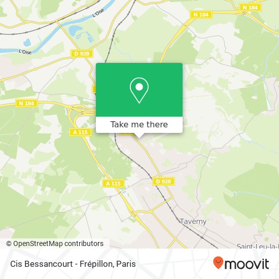 Mapa Cis Bessancourt - Frépillon