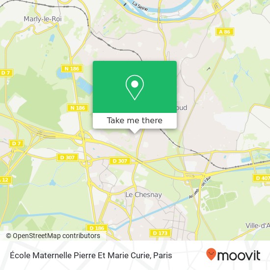 Mapa École Maternelle Pierre Et Marie Curie