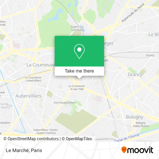 Le Marché map