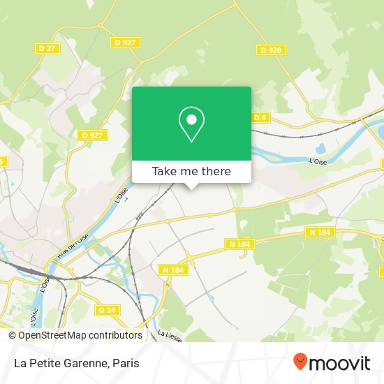 La Petite Garenne map