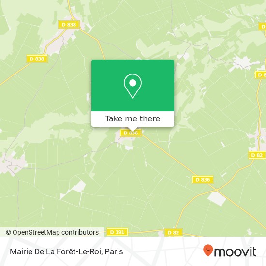 Mairie De La Forêt-Le-Roi map