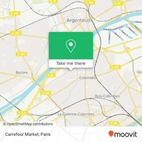 Carrefour Market map