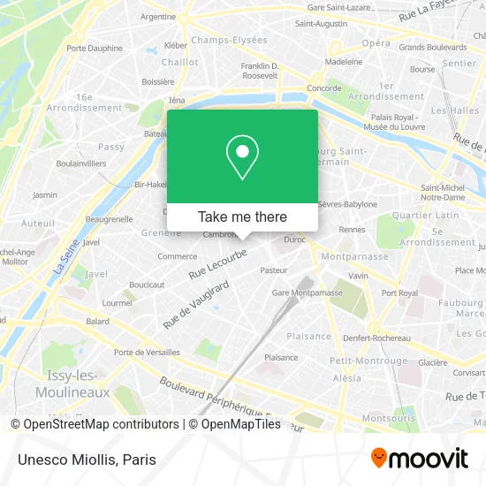 Unesco Miollis map