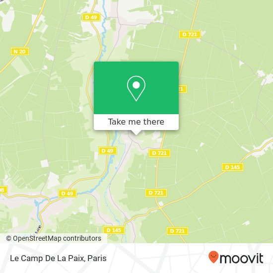 Le Camp De La Paix map