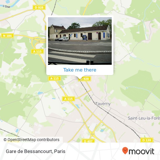 Gare de Bessancourt map