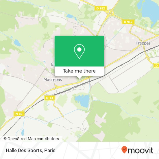 Halle Des Sports map