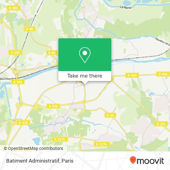 Batiment Administratif map