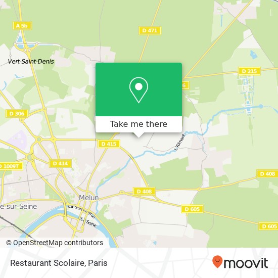 Mapa Restaurant Scolaire