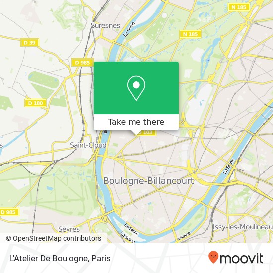 L'Atelier De Boulogne map
