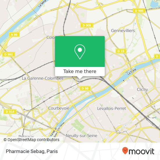 Pharmacie Sebag map