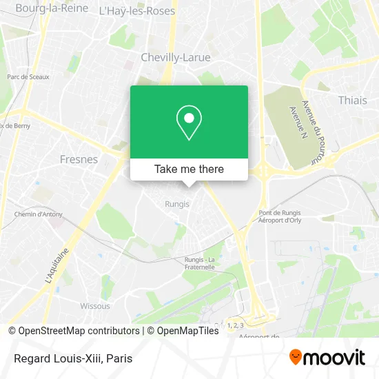 Regard Louis-Xiii map