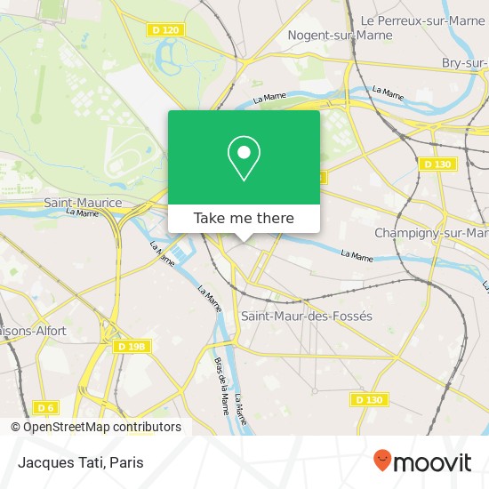 Mapa Jacques Tati