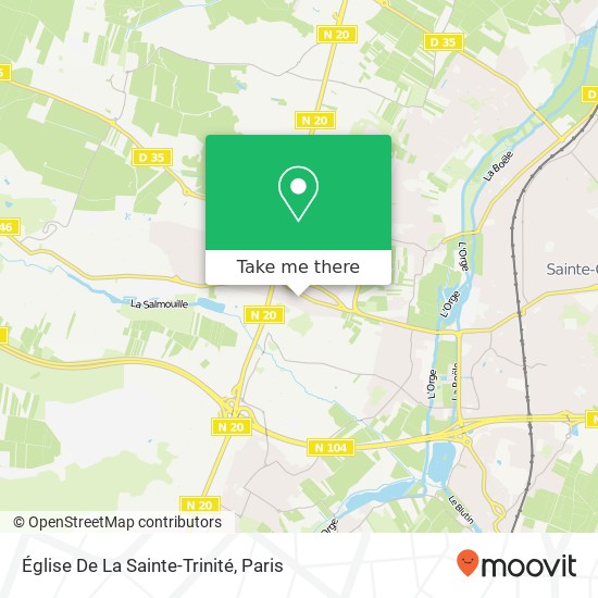 Mapa Église De La Sainte-Trinité