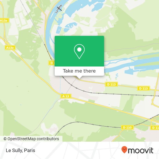 Mapa Le Sully