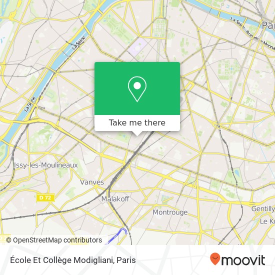 École Et Collège Modigliani map