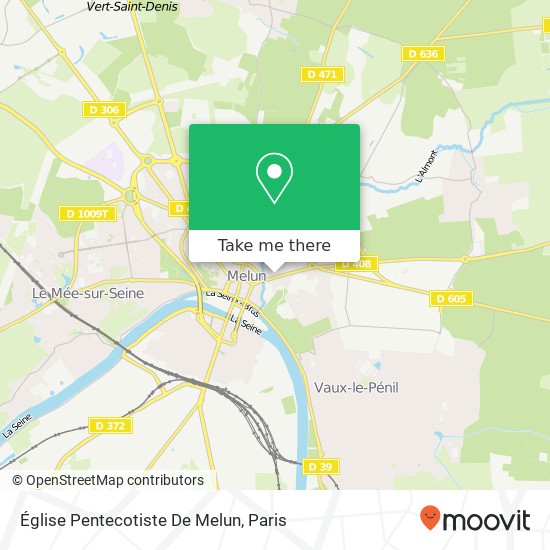 Église Pentecotiste De Melun map