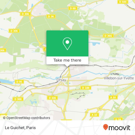 Le Guichet map