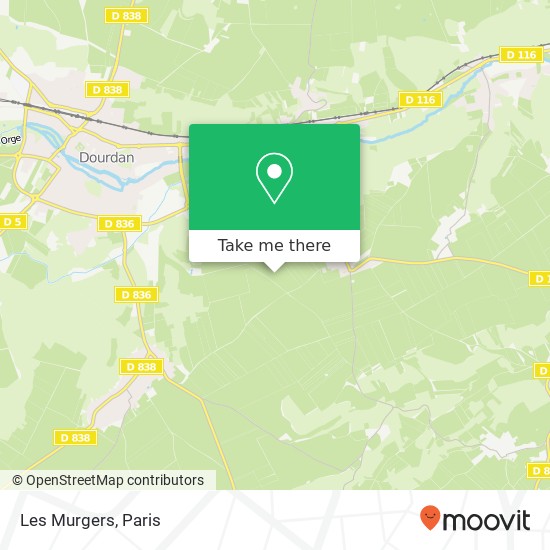 Les Murgers map