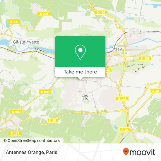 Antennes Orange map