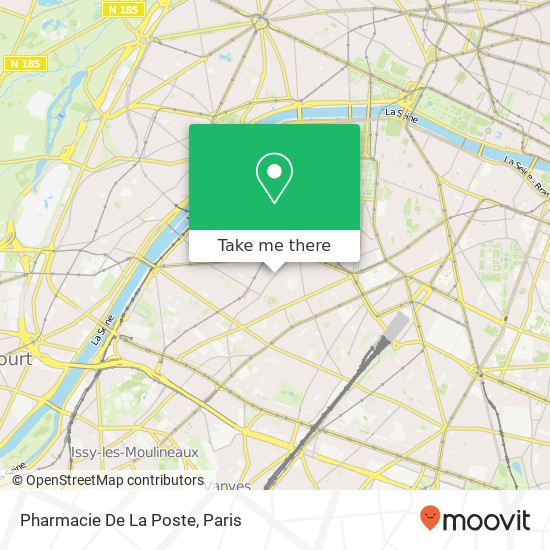 Pharmacie De La Poste map