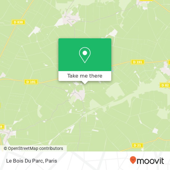 Mapa Le Bois Du Parc