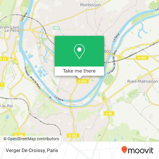 Verger De Croissy map