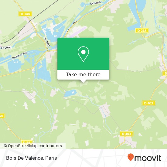 Mapa Bois De Valence