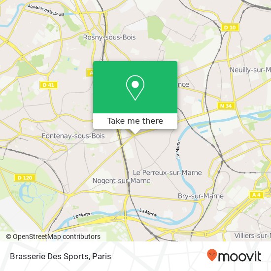Mapa Brasserie Des Sports