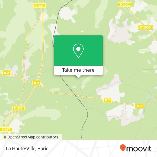 La Haute-Ville map