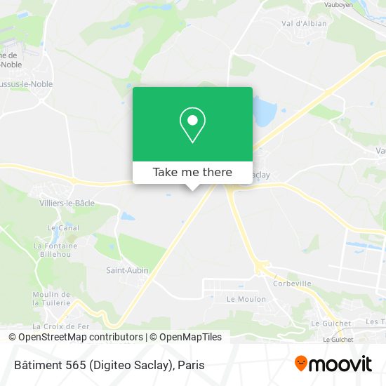 Mapa Bâtiment 565 (Digiteo Saclay)