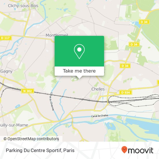 Parking Du Centre Sportif map