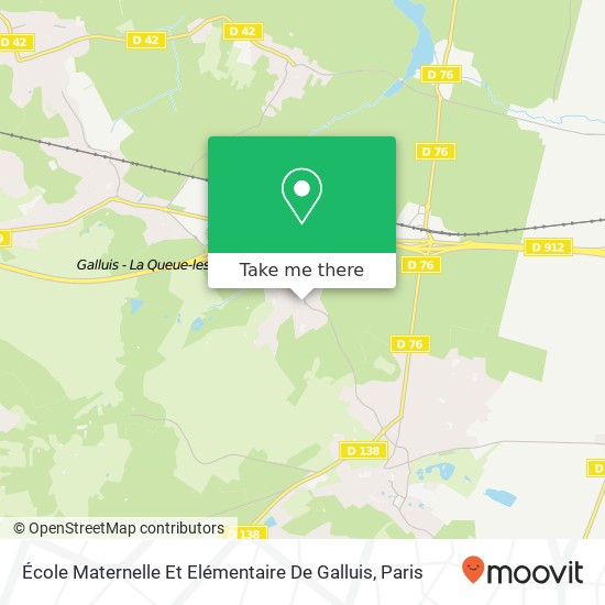 École Maternelle Et Elémentaire De Galluis map