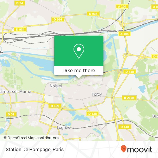 Mapa Station De Pompage