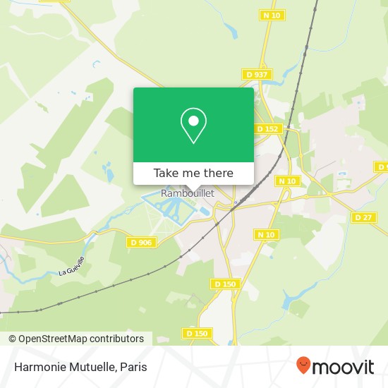 Harmonie Mutuelle map