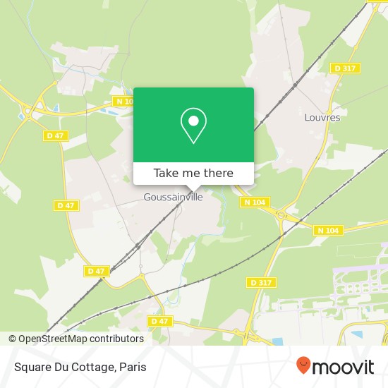 Mapa Square Du Cottage