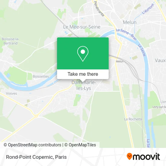 Rond-Point Copernic map