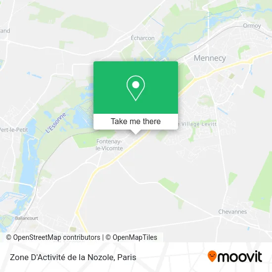 Zone D'Activité de la Nozole map
