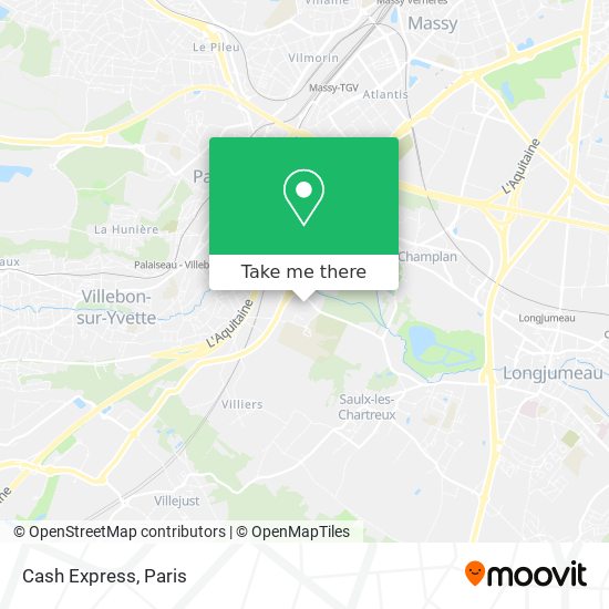 Cash Express map