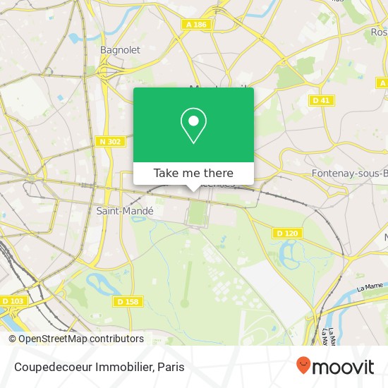 Mapa Coupedecoeur Immobilier