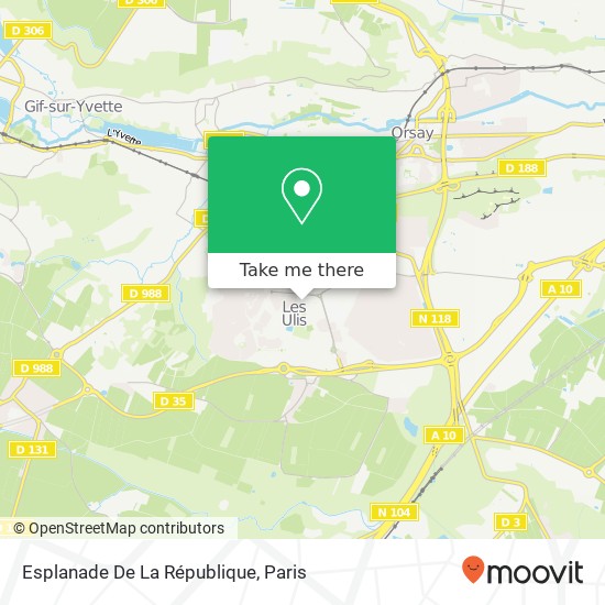 Esplanade De La République map