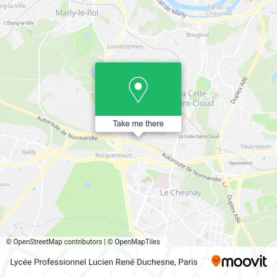 Lycée Professionnel Lucien René Duchesne map