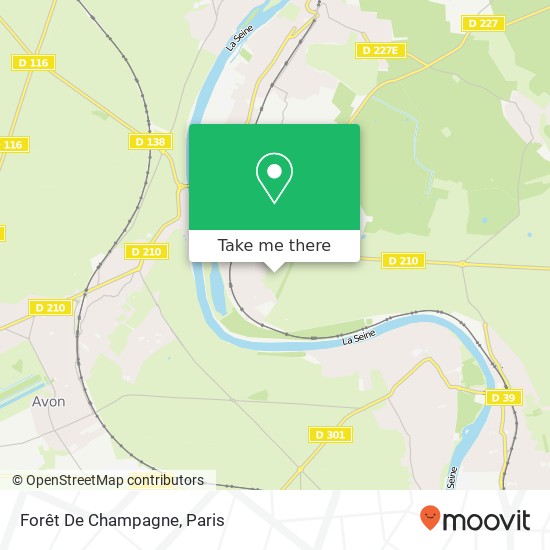 Mapa Forêt De Champagne