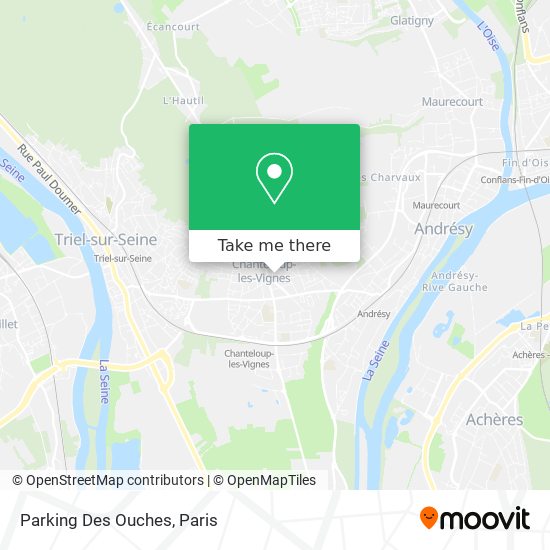 Mapa Parking Des Ouches